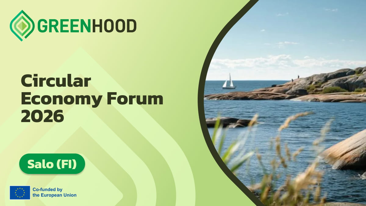 GREENHOOD at the Circular Economy Forum 2026